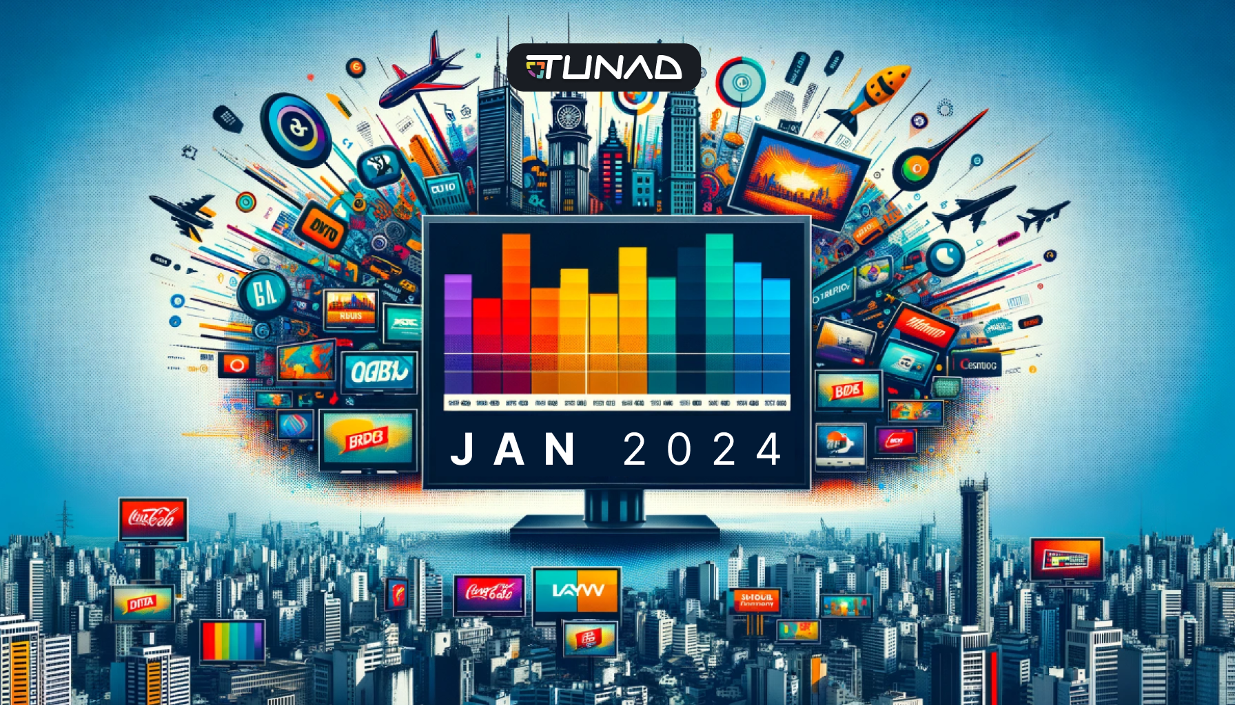 Publicidade na TV de São Paulo: Marcas e Setores – Jan 2024