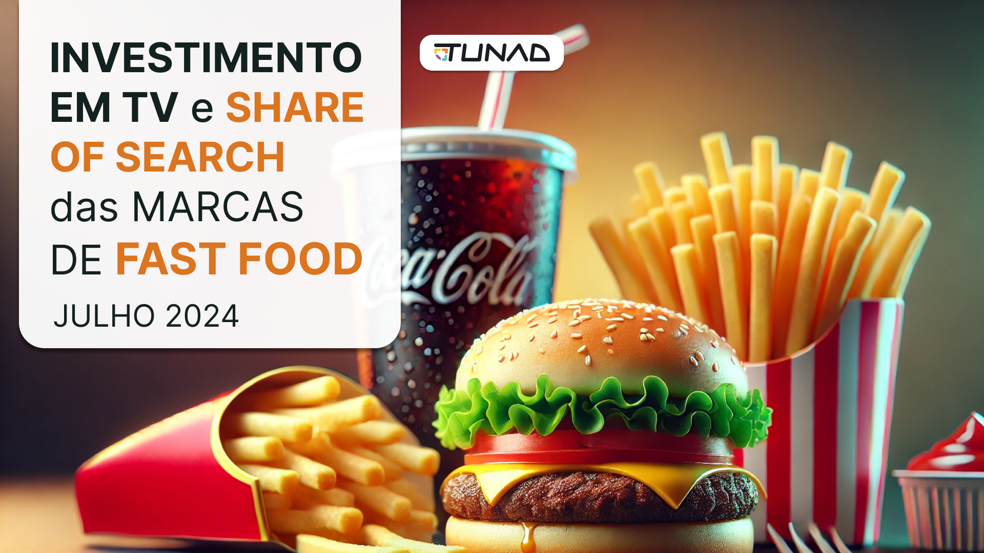 Análise do Investimento em TV e Share of Search no Segmento de Fast Food