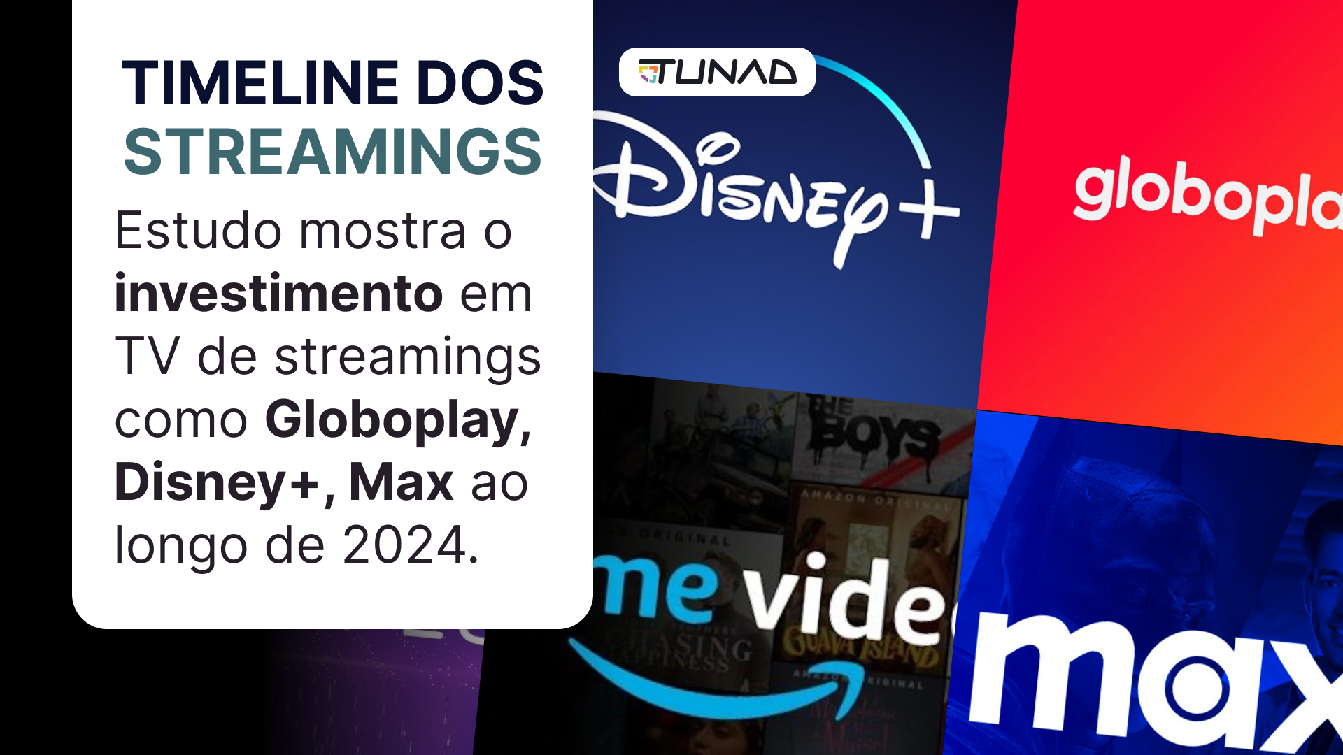 Investimentos na TV dos Streamings em 2024
