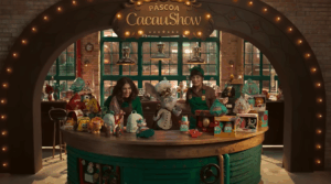 Trecho do spot "Páscoa Cacau Show 2025 - Linha Infantil"
