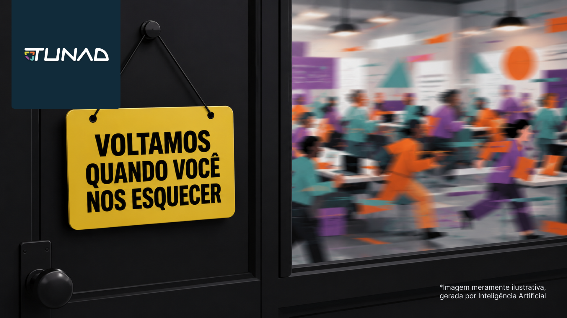Sua marca saiu do ar. O mercado não parou.